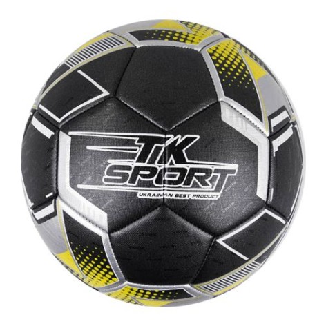 М'яч футбольний "TK Sport", чорний