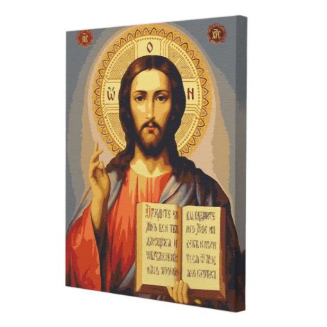 Набір для розпису ікона "Ісус Вседержитель" ТМ "RIVIERA BLANCA"