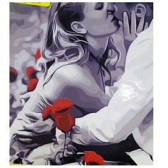 Картина по номерах 0506 ОРТ кол. Маковий поцiлунок 40*50