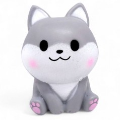 Антистресс пена "Собачка" (СЕРАЯ)