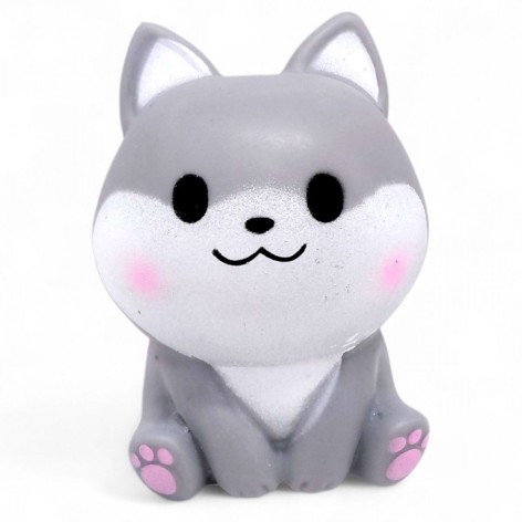 Антистресс пена "Собачка" (СЕРАЯ)