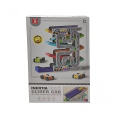 Трек 6 уровней, 10 машинок, в коробке