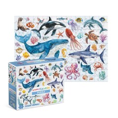 Монтессорі пазл «Океанічні тварини», 200 ел