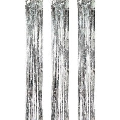Дождик на елку «Макси» серебро, 2*8*150 см