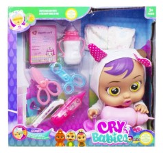 Уцінка. Пупс CRY BABIES, Кролик білий - трохи стерта помада на губах і злегка прим'ята коробка в кутку
