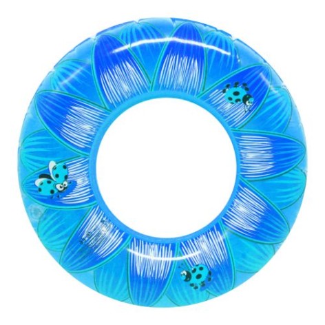 Круг надувной "Подсолнух", синий 48 см