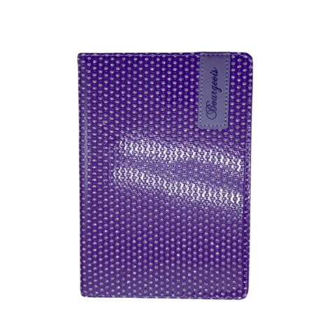 Блокнот Кожзам, А5, 80 листов, клетка (ФИОЛЕТОВЫЙ)