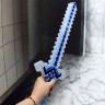 Меч "Майнкрафт/Minecraft" 58,5 см (світло, звук) блакитний