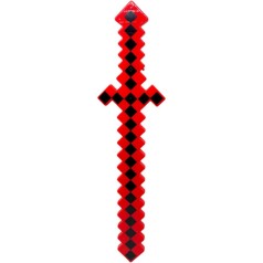 Меч зі світлом "Майнкрафт" 62 см (ЧЕРВОНИЙ)