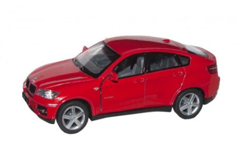 Машинка KINSMART "BMW X6" (червона)