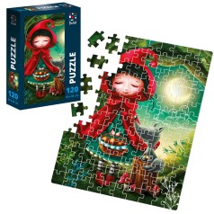 Puzzle De.tail A girl and the wolf  DT100-11