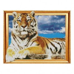 Алмазная мозаика "Гордый тигр"