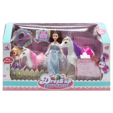 Уценка. Игровой набор "Dress up your horse" - нет заколочек