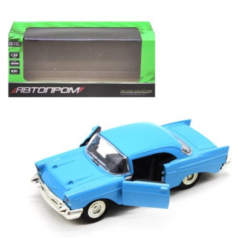 Машина металопластикова "Chevrolet Bel Air", блакитна