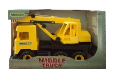 Авто "Middle Truck" кран (желтый)