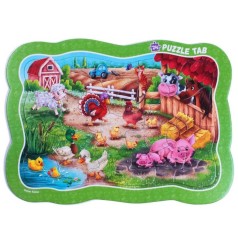 Игра развивающая (пазлы-вкладыши) "Ферма"