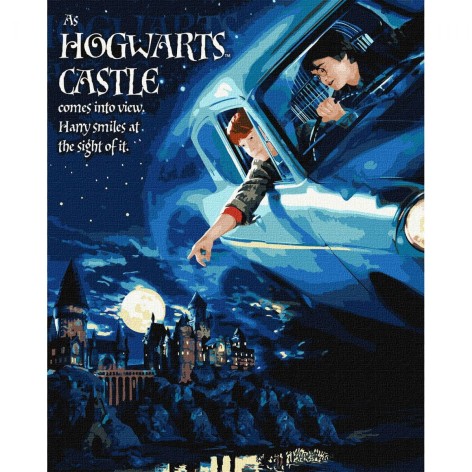 Картина по номерам с красками металлик 