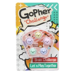 Игра-антистресс "Gopher competition", розовая