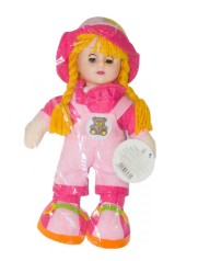 Музыкальная плюшевая кукла (розовый)