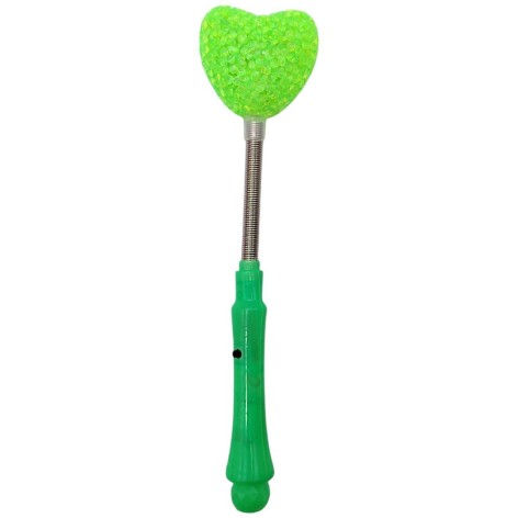 Палочка светяшка, праздничная (микс видов: сердечко, цветок, звездочка) ЗЕЛЕНАЯ