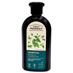 Шампунь "Green Pharmacy, Крапива и репейное масло" для нормальных волос (350 мл)