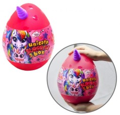 Уценка. Игрушка-сюрприз "Unicorn Surprise Box", укр (малиновый) - треснута упаковка