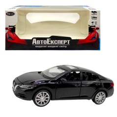 Машинка "Авто Експерт" металопластик, 1:32, звук, світло, інерція, відкриваються двері (ЧОРНИЙ)