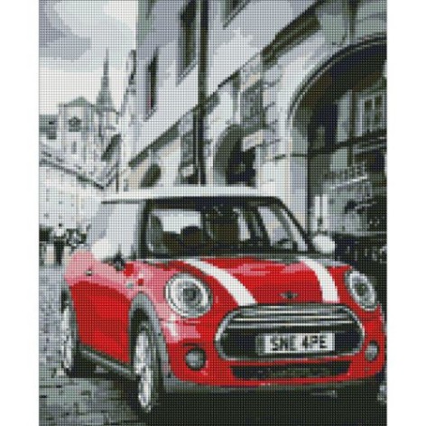 Алмазна мозаїка "Mini Cooper" 40х50 см