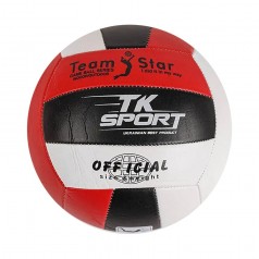 Мяч волейбольный D-21 см красно-черный
