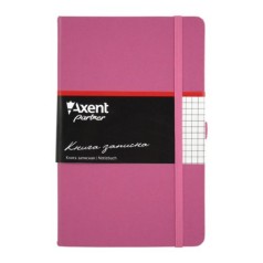 Записная книга Axent, 12.5*19.5, А5, 96 листов, пурпурный