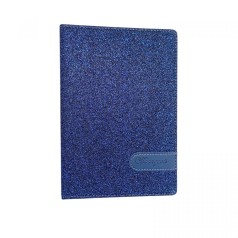 Блокнот Кожзам, А5, 80 листов, клетка (СИНИЙ)