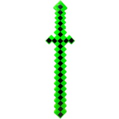 Меч зі світлом "Майнкрафт" 62 см (САЛАТОВИЙ)