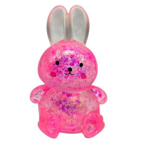 Антистрес тягучка жуйка зайчик (РОЖЕВИЙ)