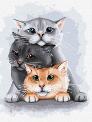 Картина по номерам "Маленькие любимцы" ★★★