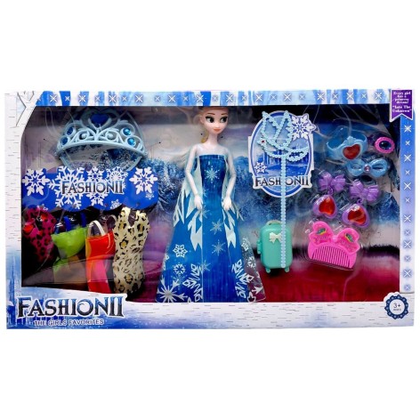 Кукла с аксессуарами "Холодное сердце" (герои, высота 31 см, одежда, аксессуары, украшения для ребенка)