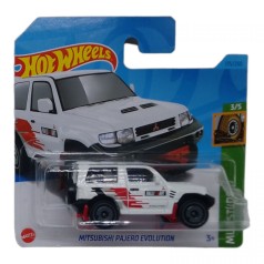 Hot Wheels mitsubishi pajero evolution white