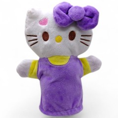 Мягкая игрушка-перчатка "Китти" (сиреневая)