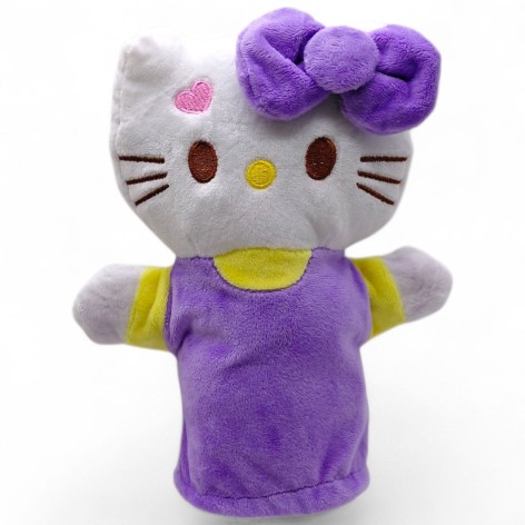 Мягкая игрушка-перчатка "Китти" (сиреневая)