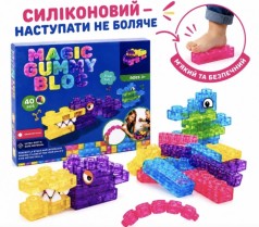 Конструктор силиконовый на 40 деталей (элементы 3*3см) большие (48)