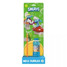 Бульбашки мильні "Mega Bubbles з тарілкою.  The Smurfs". Об’єм 450 мл