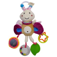 ПОГРЕМУШКА МЯГКАЯ (БАБОЧКА)