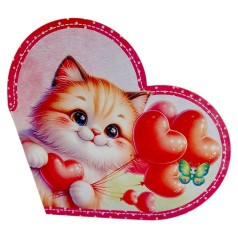 Открытка поздравительная "Валентинка" 17,3х9.4 см