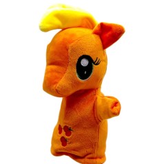 Мʼяка іграшка-рукавичка "Поні" (ПОМАРАНЧЕВА)