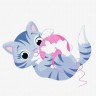 Картина по номерам "Игривый котик" ★★★