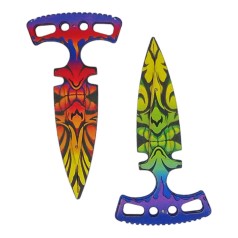 Комплект сувенирных ножей, модель «ТЫШКОВЫЙ TIKI»