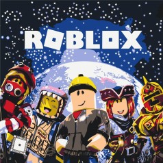 Картина по номерам "ROBLOX / РОБЛОКС" 40х50 см