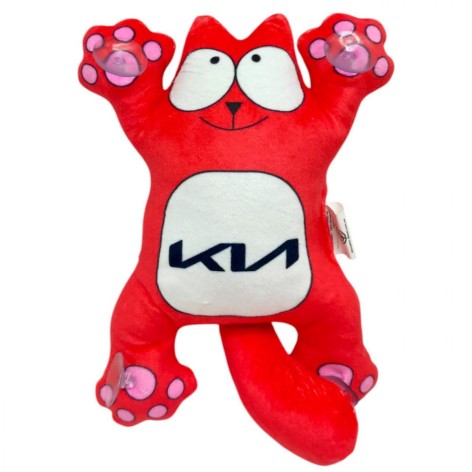 Котик Саймон на присосках 24 см KIA (КРАСНЫЙ)