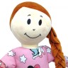 Мягкая кукла-обнимашка "Подружка", 100 см (розовая)