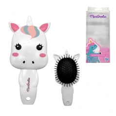 Расческа для волос, Радужный Единорог (БЕЛЫЙ)