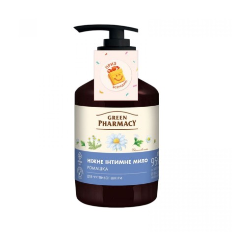 Green Pharmacy мыло интимное 370мл ромашка